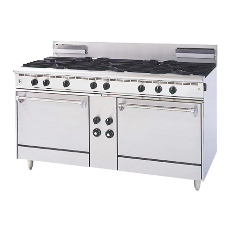 燃气平头炉连带烤箱（内管式）